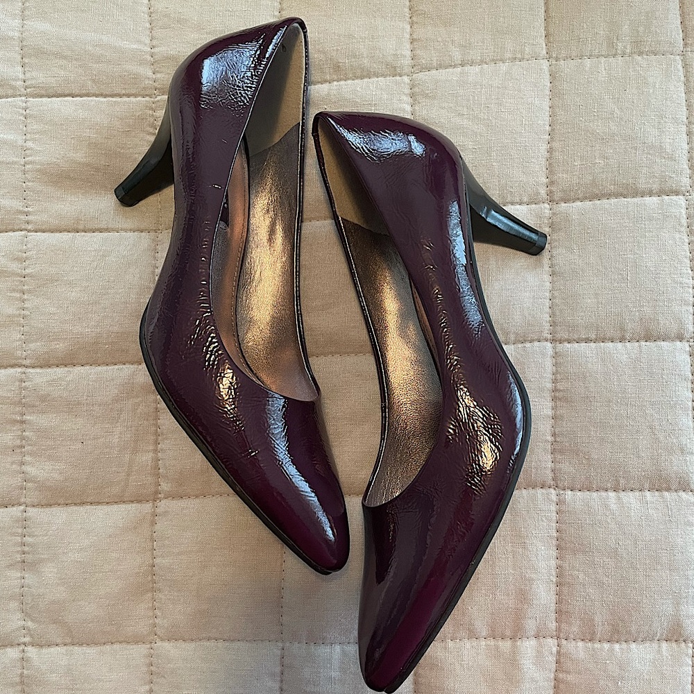 Ecco pumps, eggplant, size 39, never worn
